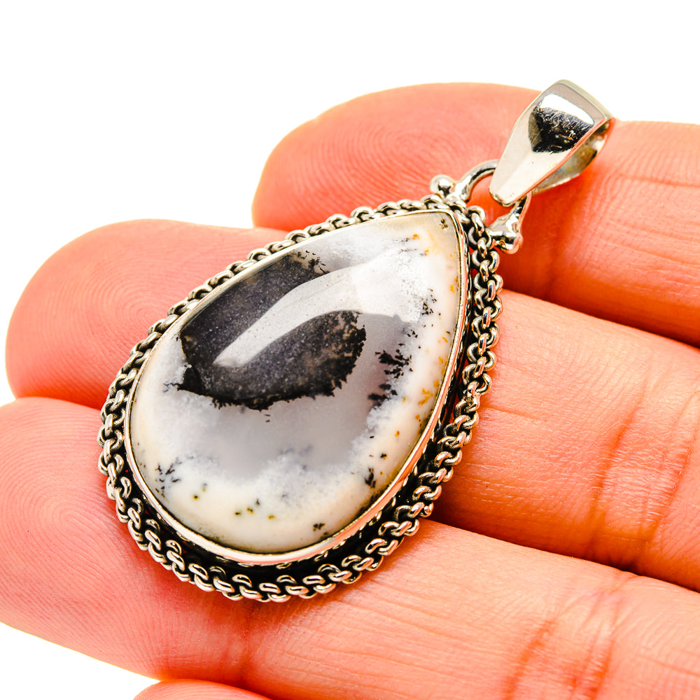 Dendritic Opal Pendants handcrafted by Anasilvercos - PD750948