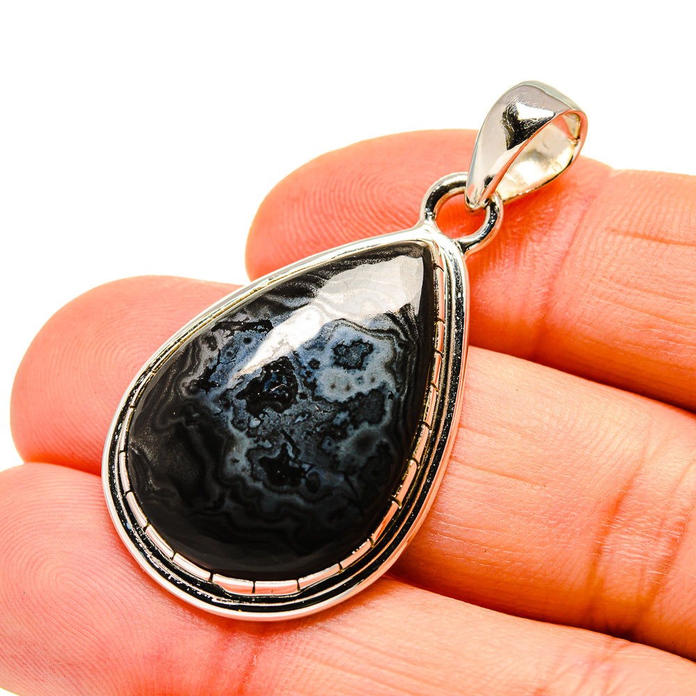 Psilomelane Pendants handcrafted by Anasilvercos - PD750962