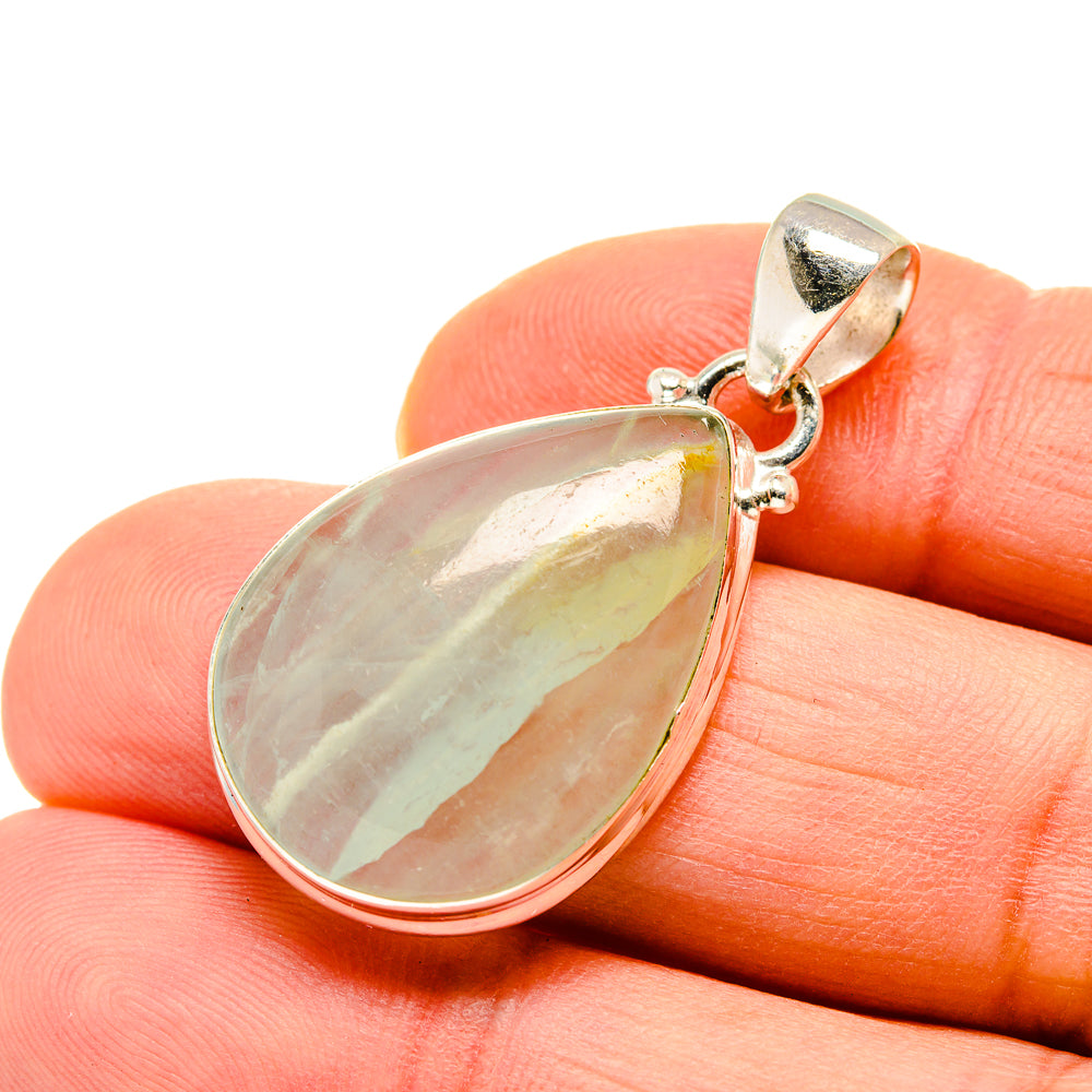 Green Fluorite Pendants handcrafted by Anasilvercos - PD750988