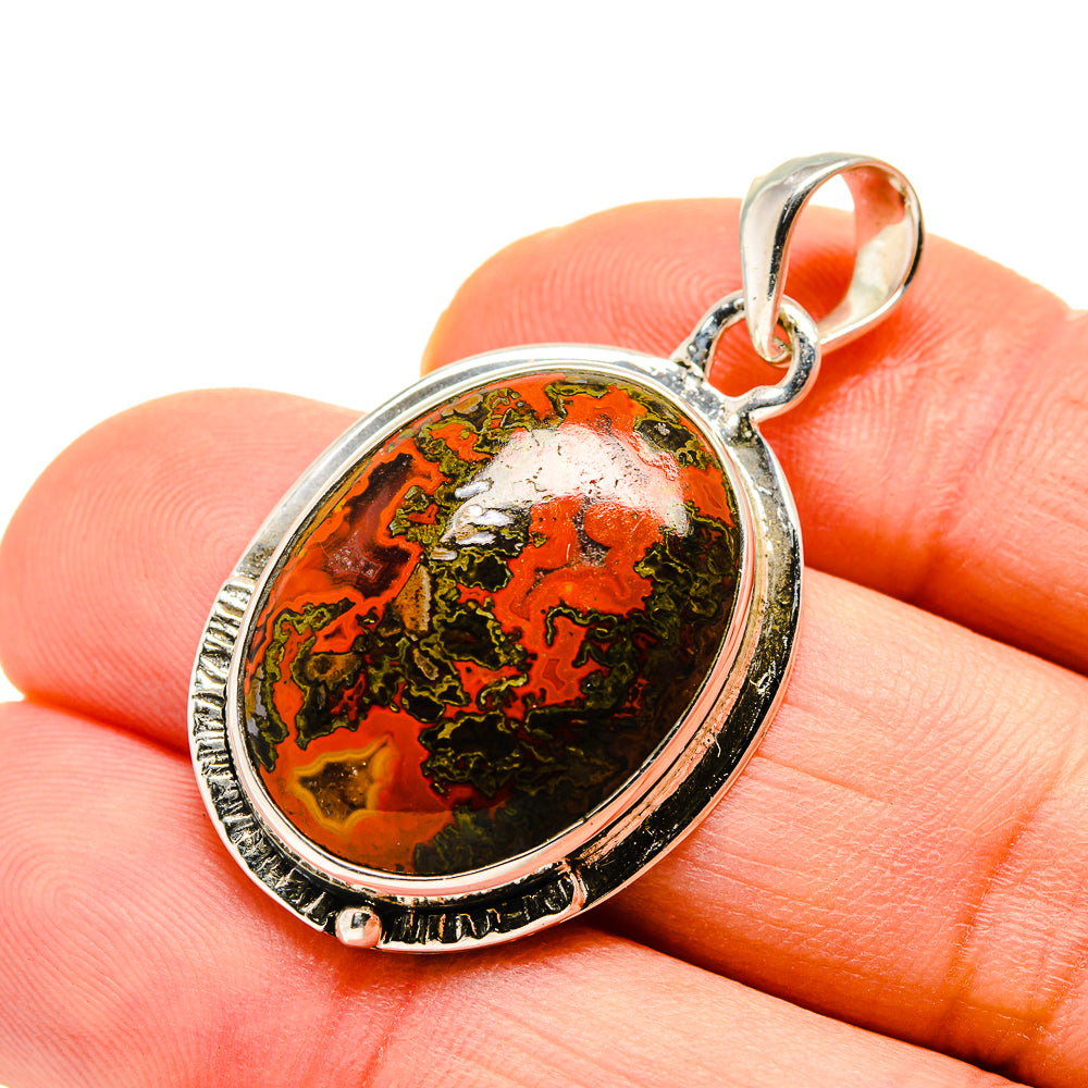 Moroccan Agate Pendants handcrafted by Anasilvercos - PD750990
