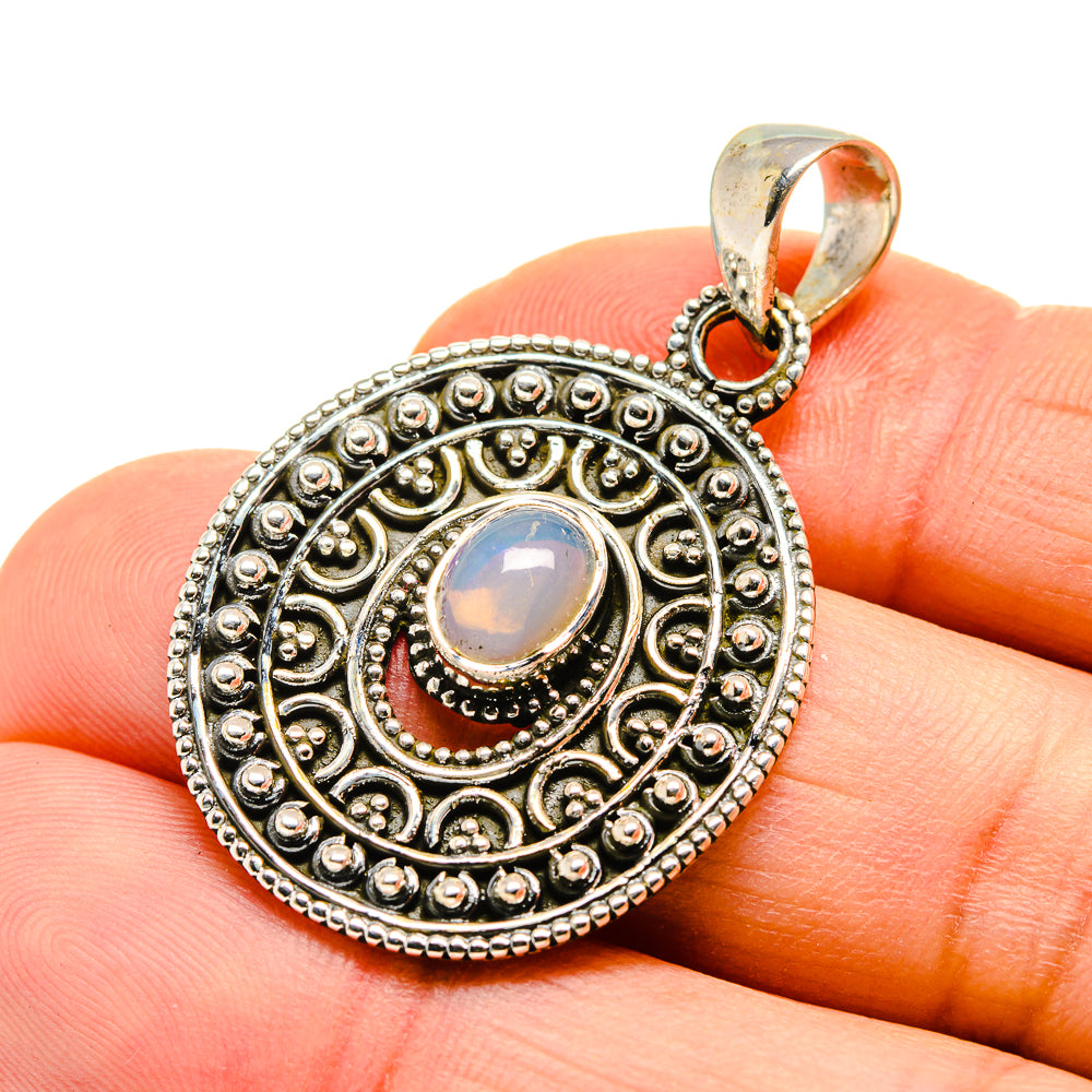 Ethiopian Opal Pendants handcrafted by Anasilvercos - PD751015