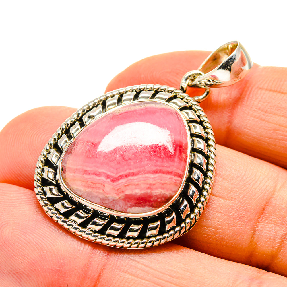Rhodochrosite Pendants handcrafted by Anasilvercos - PD751018