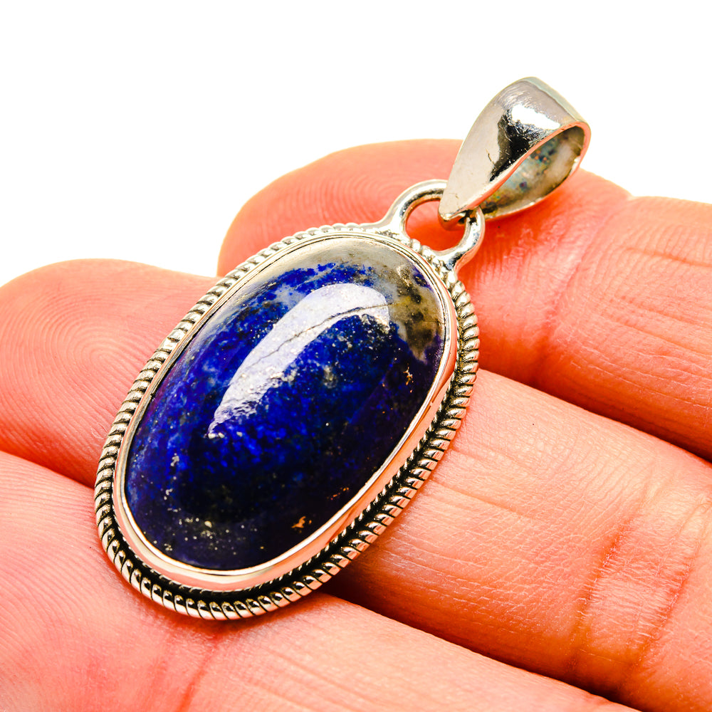 Lapis Lazuli Pendants handcrafted by Anasilvercos - PD751177
