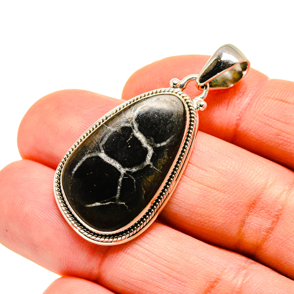 Septarian Geode Pendants handcrafted by Anasilvercos - PD751228