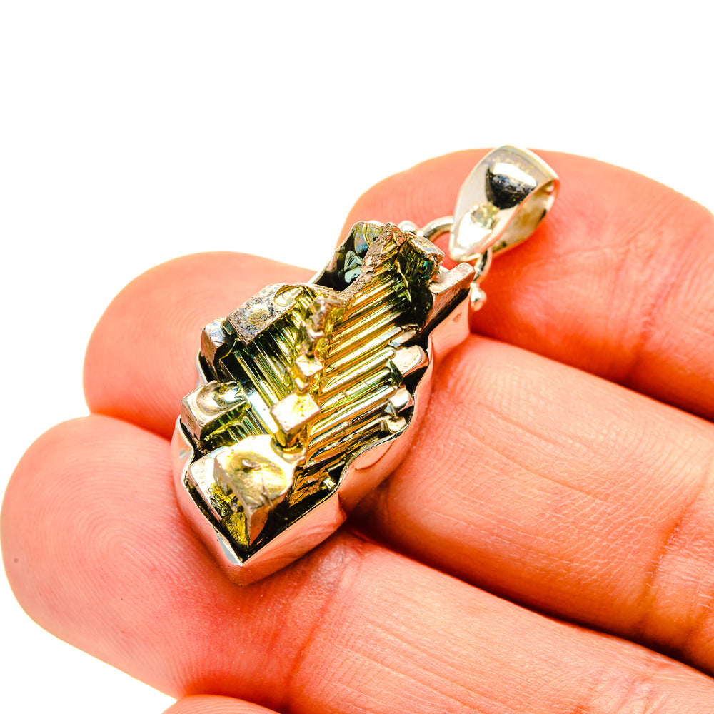 Bismuth Crystal Pendants handcrafted by Anasilvercos - PD751263
