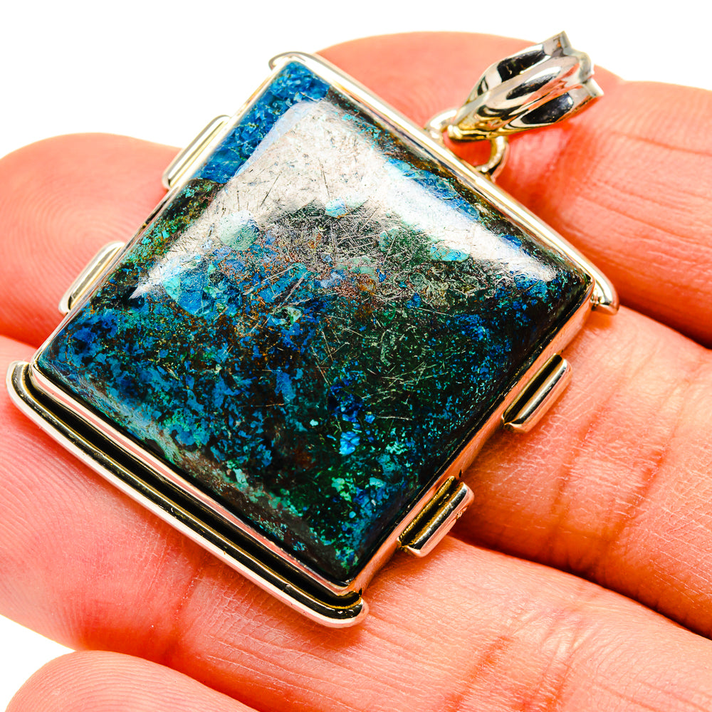 Chrysocolla Pendants handcrafted by Anasilvercos - PD751305