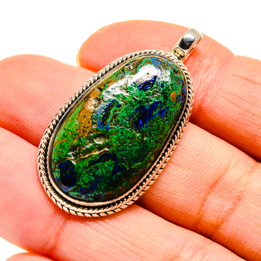 Chrysocolla Pendants handcrafted by Anasilvercos - PD751309