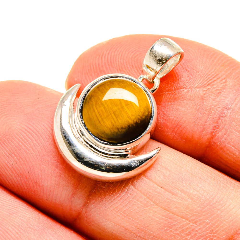 Tiger Eye Pendants handcrafted by Anasilvercos - PD751354