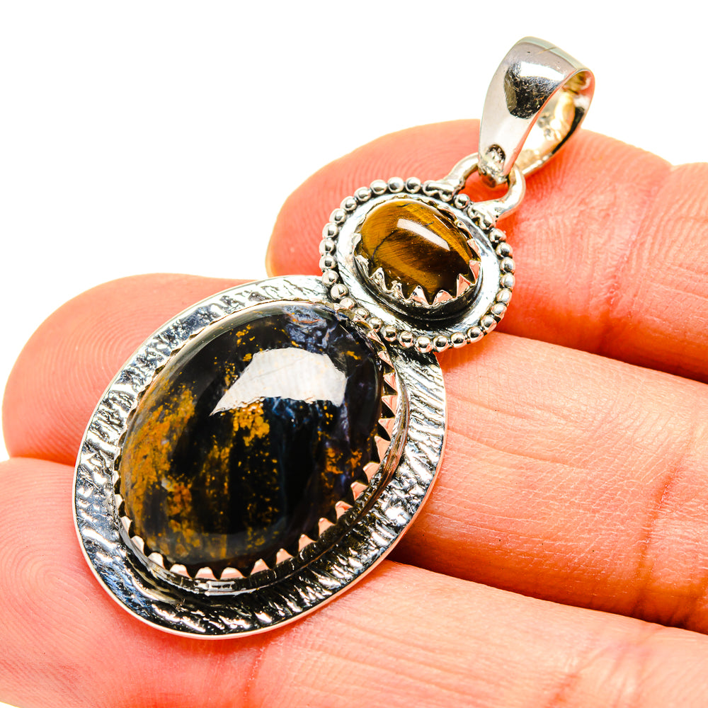 Pietersite Pendants handcrafted by Anasilvercos - PD751371