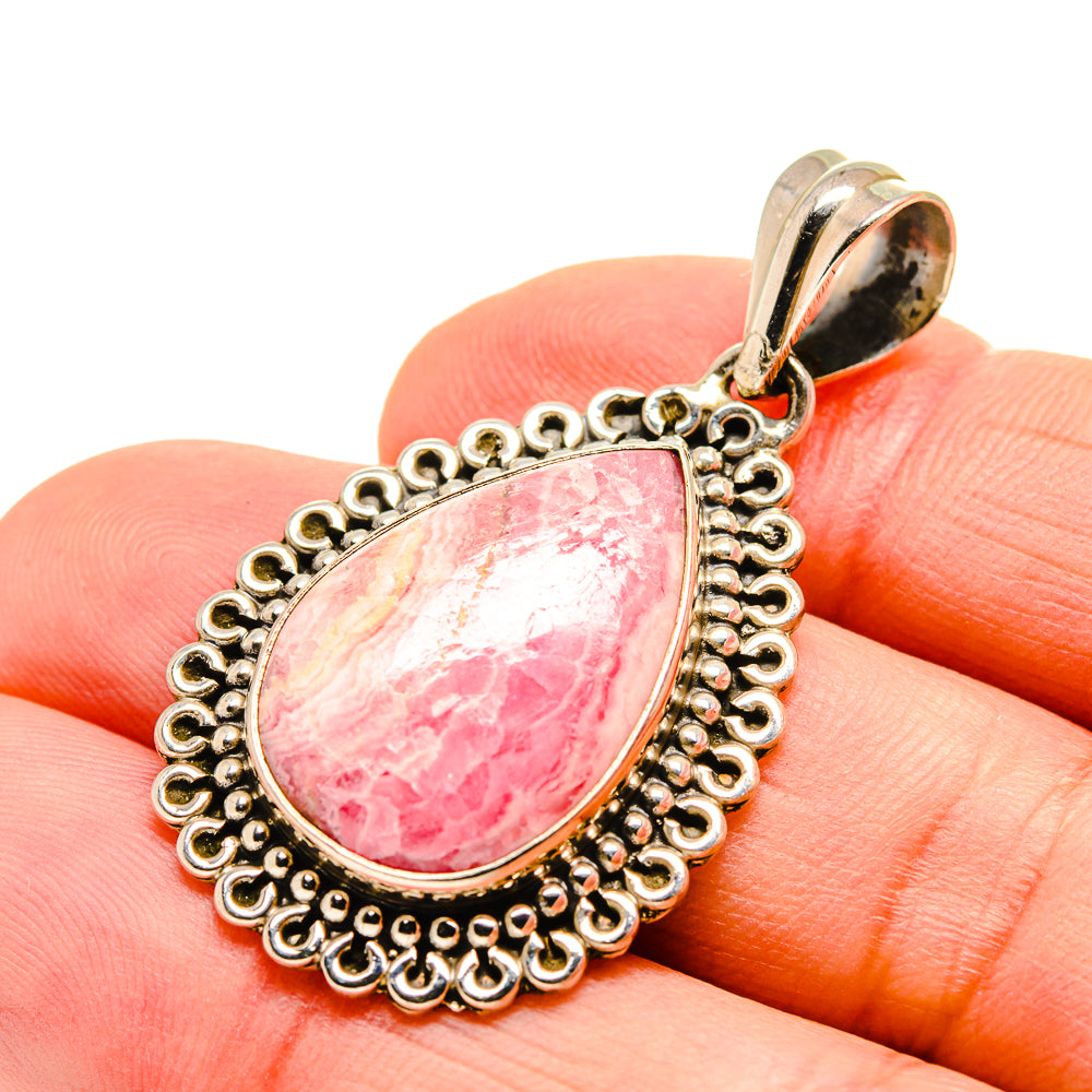 Rhodochrosite Pendants handcrafted by Anasilvercos - PD751460