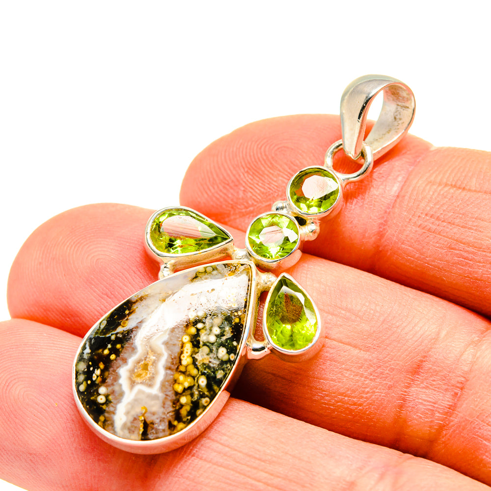 Ocean Jasper Pendants handcrafted by Anasilvercos - PD751560
