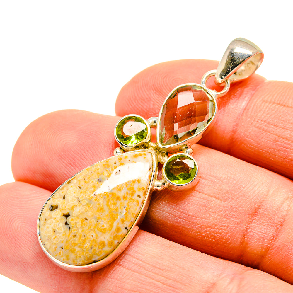 Ocean Jasper Pendants handcrafted by Anasilvercos - PD751562