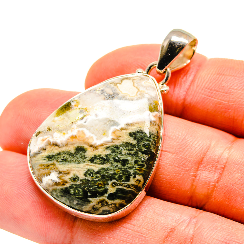 Ocean Jasper Pendants handcrafted by Anasilvercos - PD751606