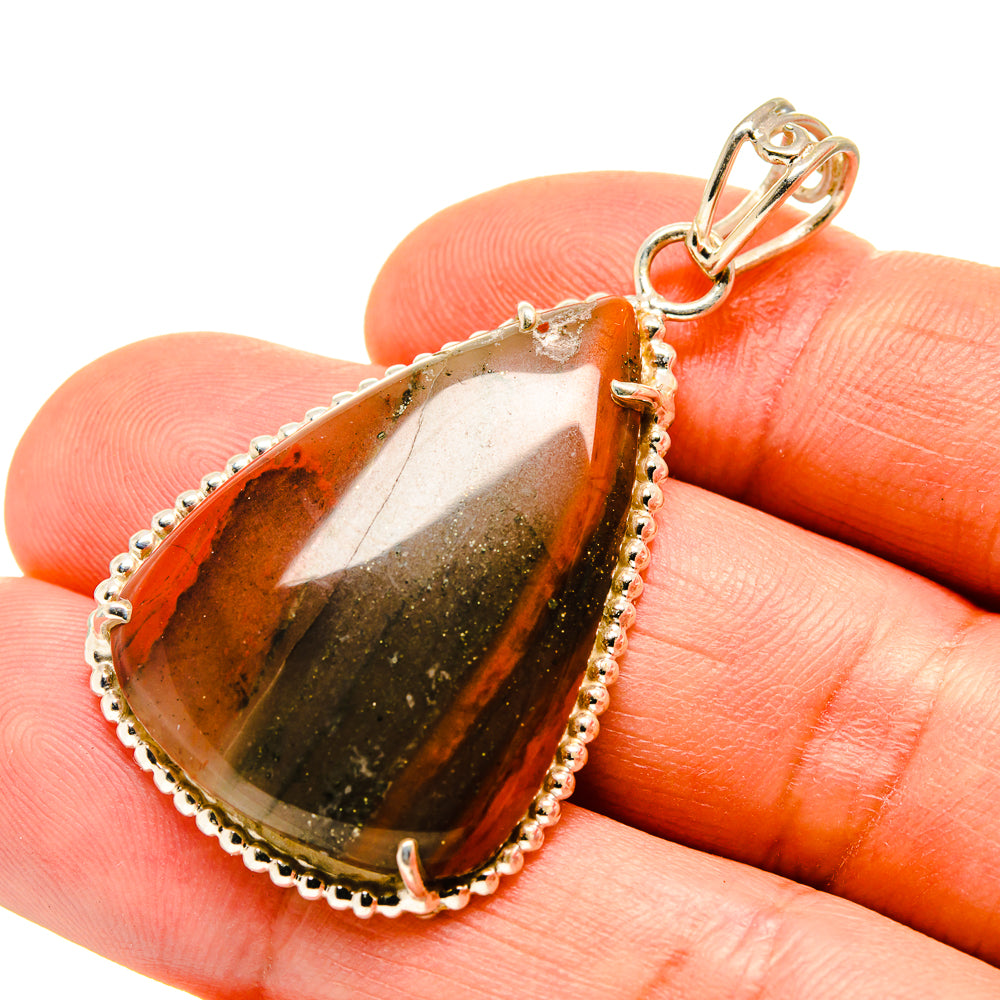 Red Jasper Pendants handcrafted by Anasilvercos - PD751626