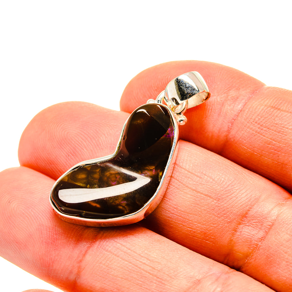 Mexican Fire Agate Pendants handcrafted by Anasilvercos - PD751630
