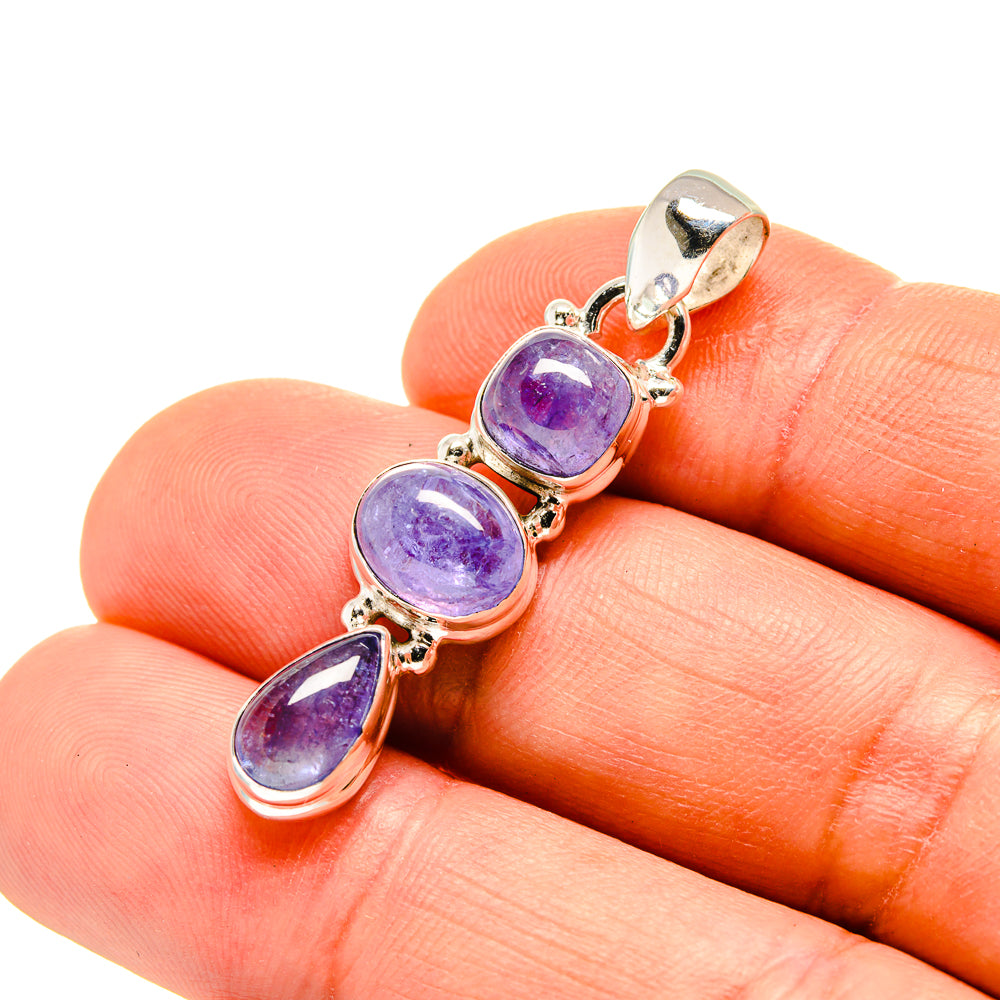 Tanzanite Pendants handcrafted by Anasilvercos - PD751671