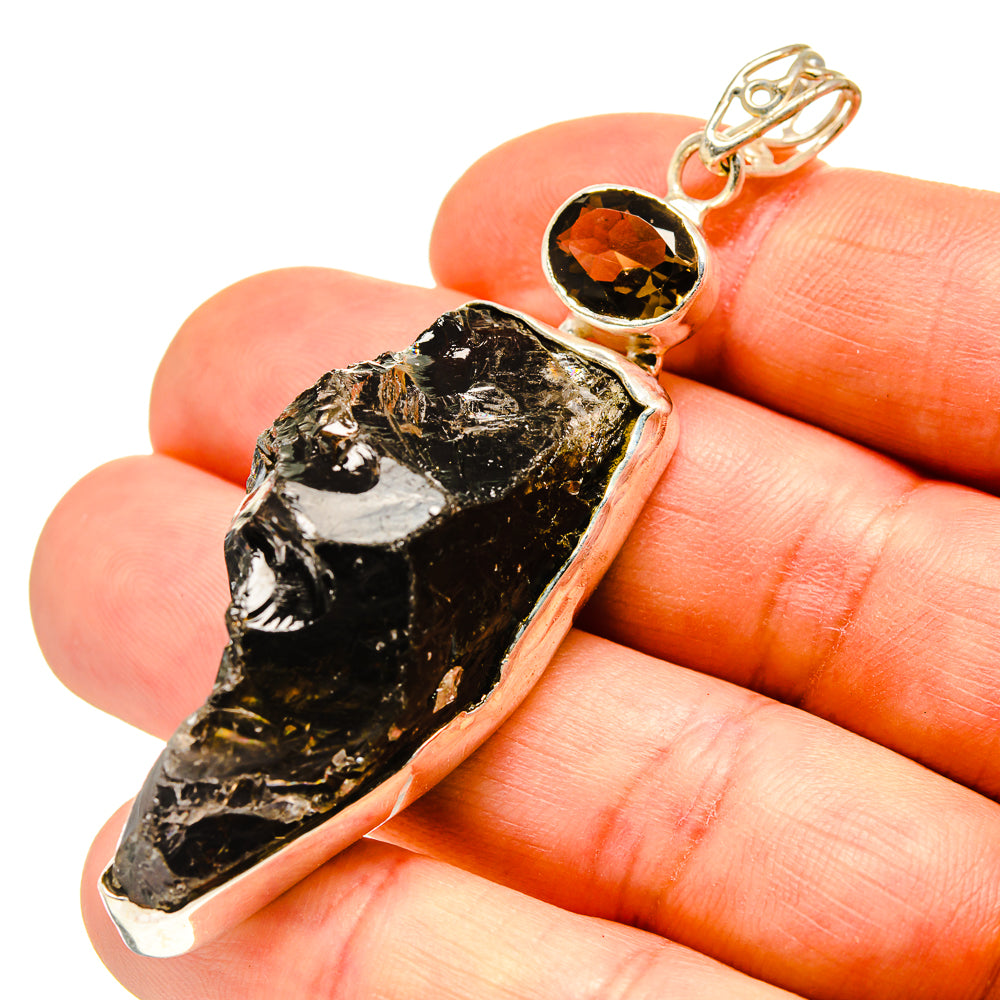 Smoky Quartz Pendants handcrafted by Anasilvercos - PD751679