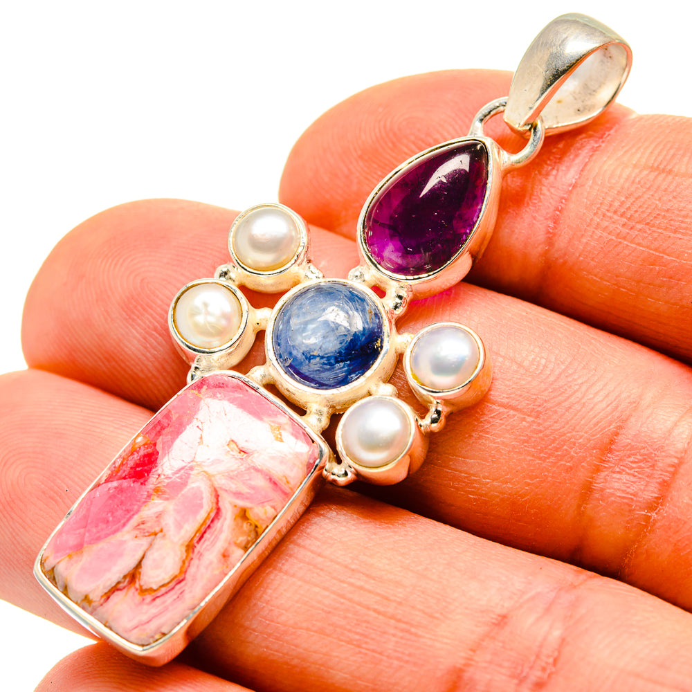 Rhodochrosite Pendants handcrafted by Anasilvercos - PD751687