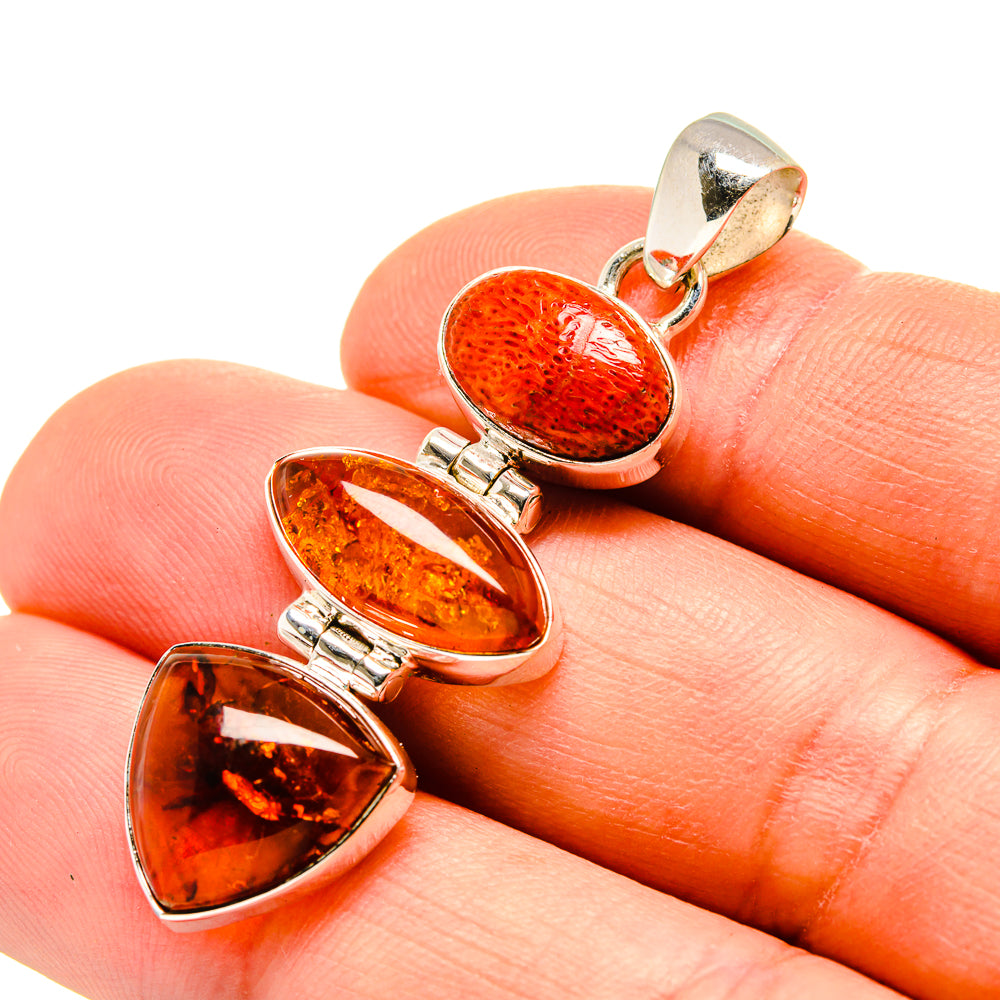 Baltic Amber Pendants handcrafted by Anasilvercos - PD751699