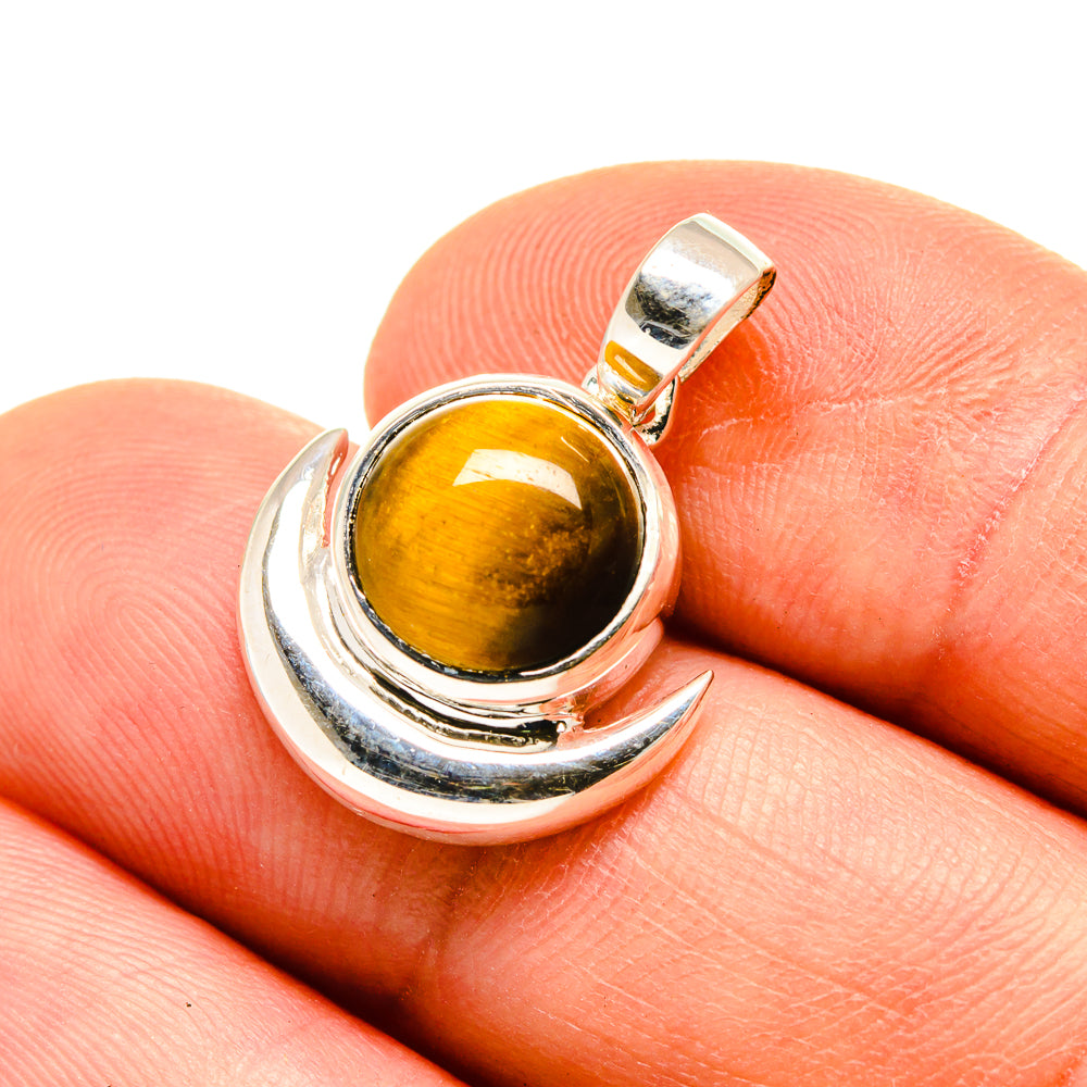Tiger Eye Pendants handcrafted by Anasilvercos - PD751732