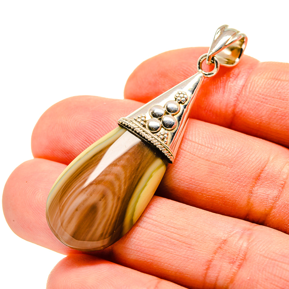 Willow Creek Jasper Pendants handcrafted by Anasilvercos - PD751769
