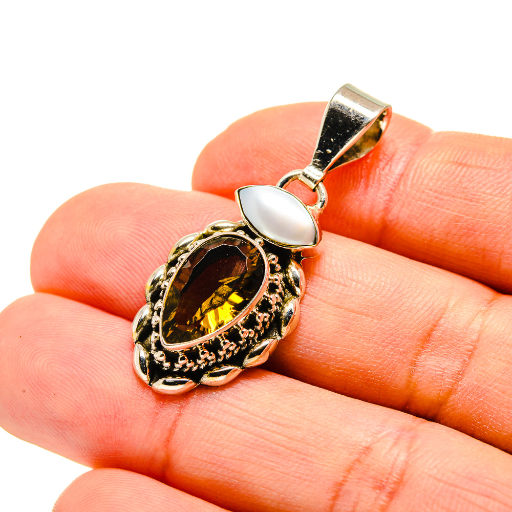 Citrine Pendants handcrafted by Anasilvercos - PD751784