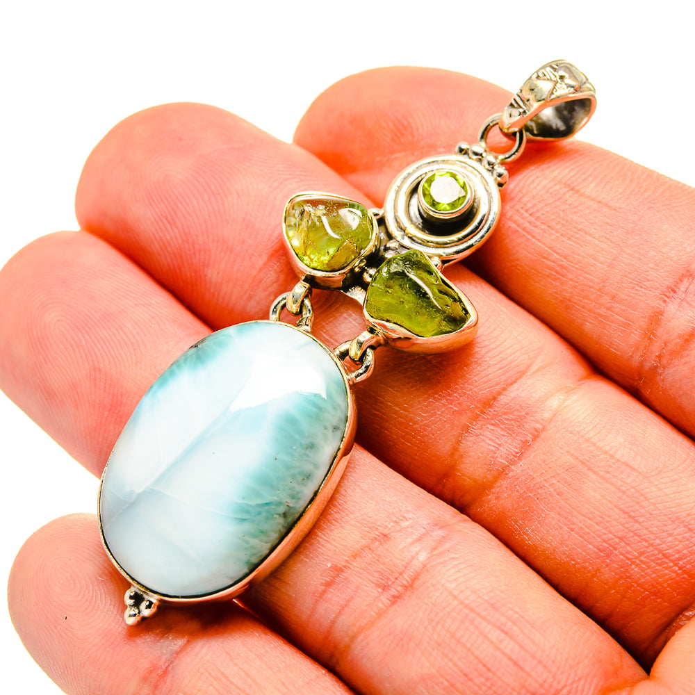 Larimar Pendants handcrafted by Anasilvercos - PD751880