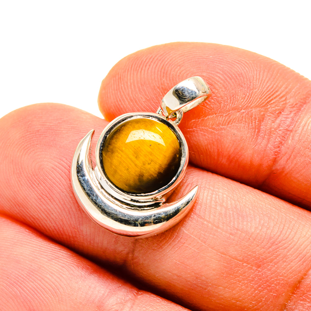 Tiger Eye Pendants handcrafted by Anasilvercos - PD751886