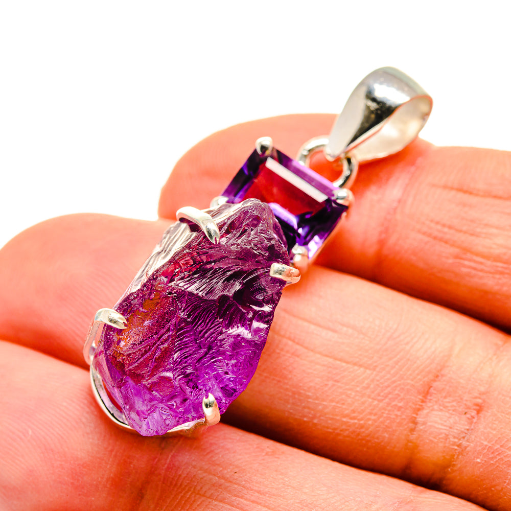 Amethyst Pendants handcrafted by Anasilvercos - PD751916
