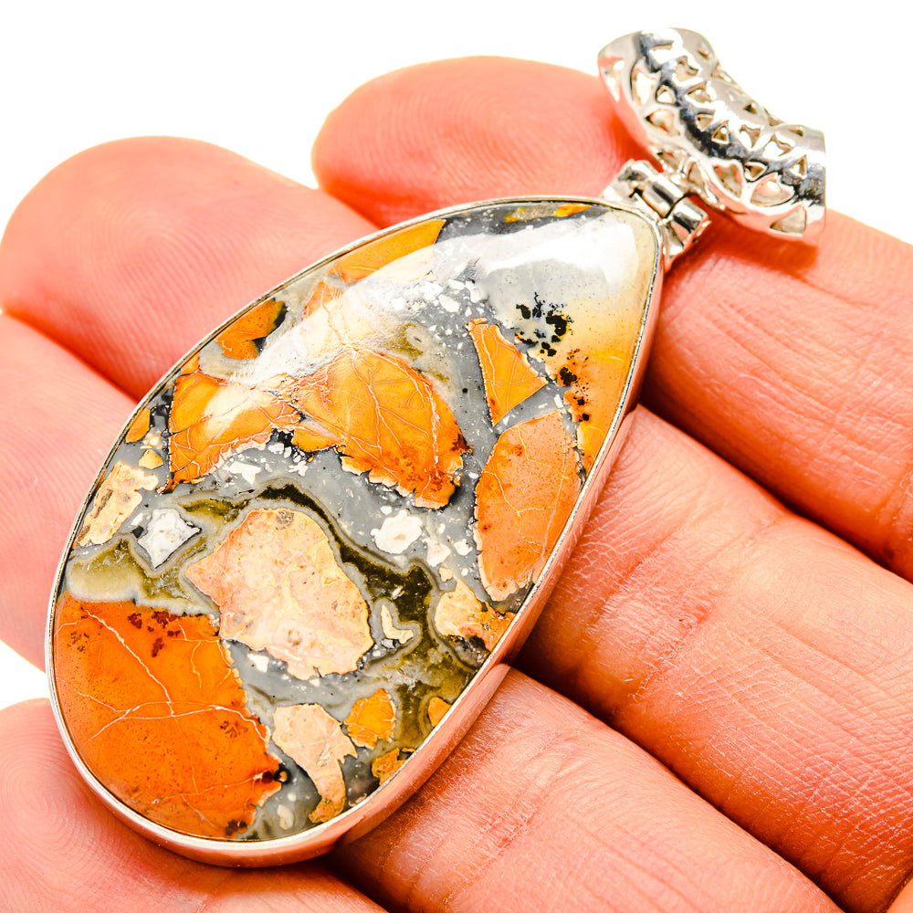 Brecciated Mookaite Pendants handcrafted by Anasilvercos - PD751964