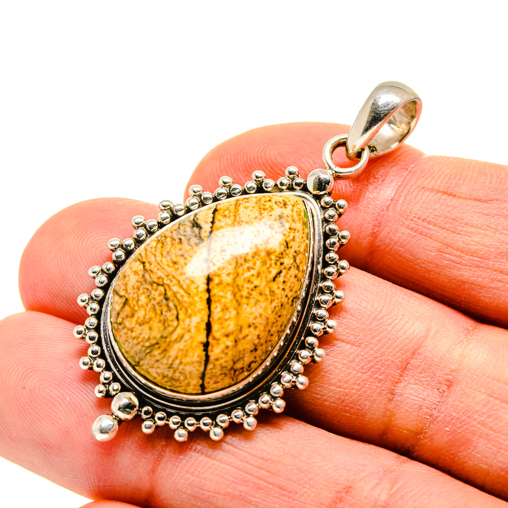 Picture Jasper Pendants handcrafted by Anasilvercos - PD751987