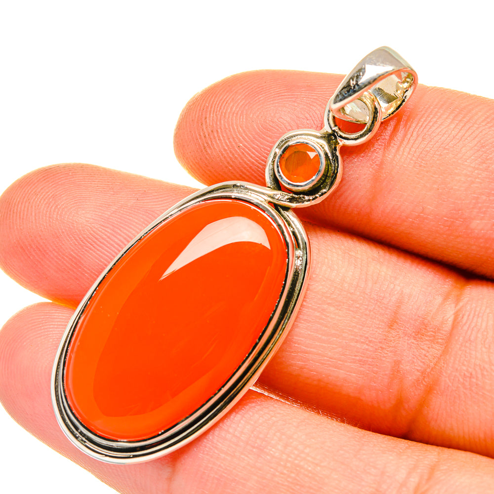 Carnelian Pendants handcrafted by Anasilvercos - PD7520