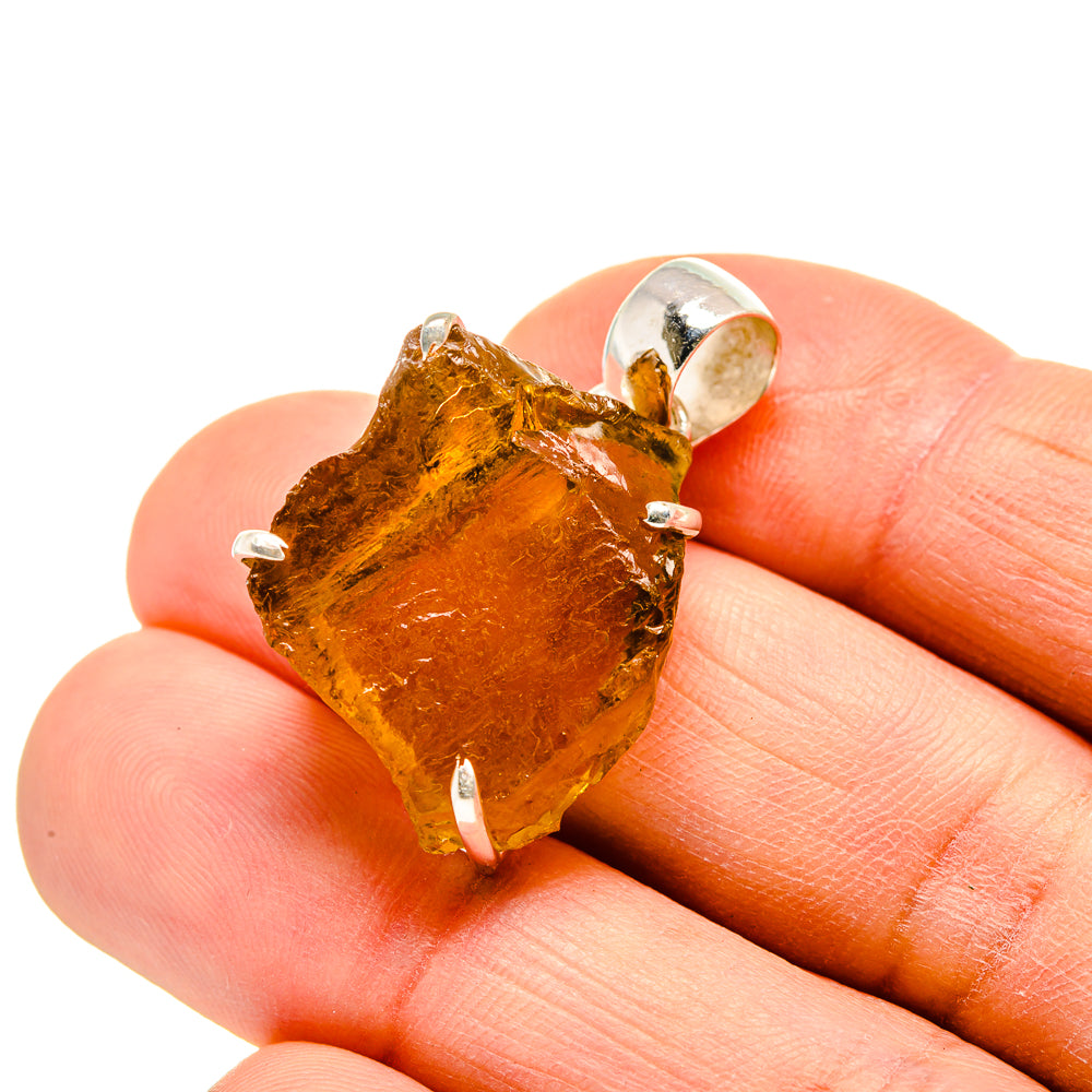 Citrine Pendants handcrafted by Anasilvercos - PD752007