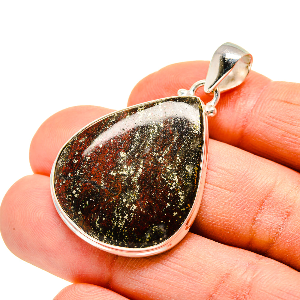 Red Jasper Pendants handcrafted by Anasilvercos - PD752017