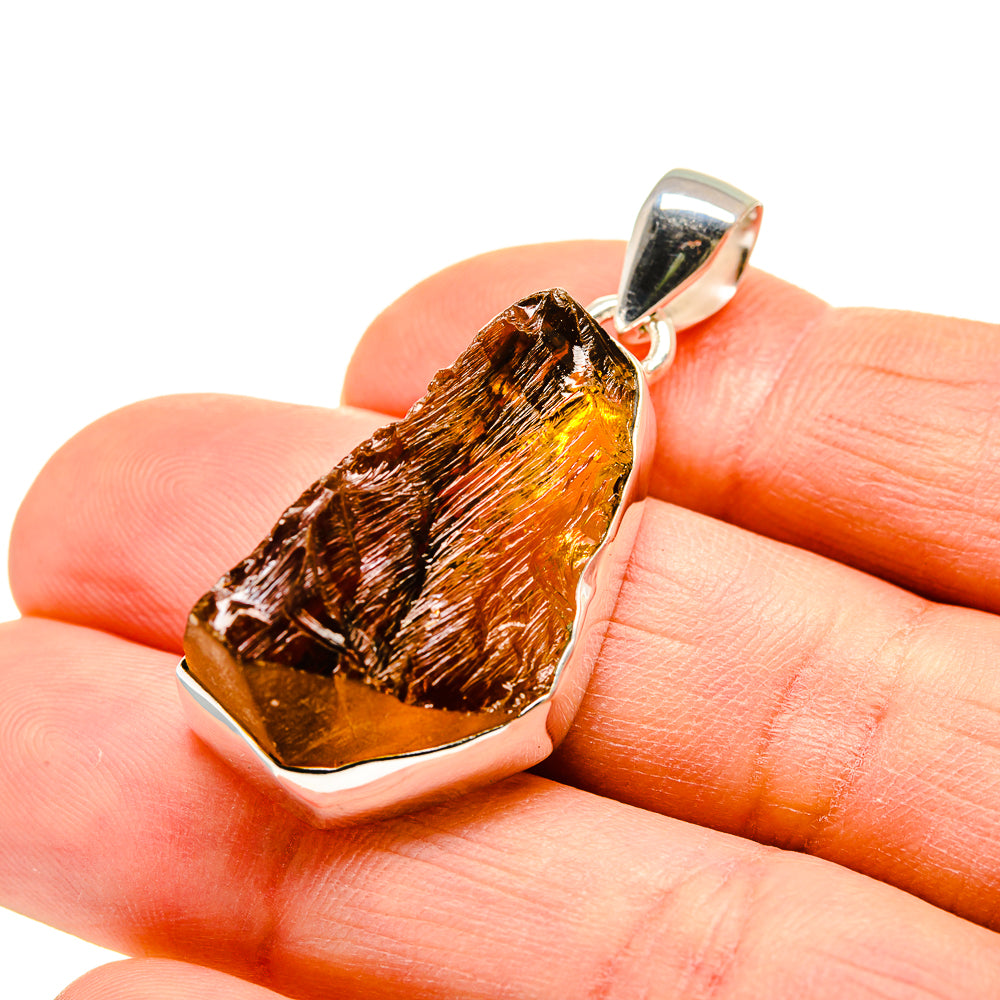 Citrine Pendants handcrafted by Anasilvercos - PD752025