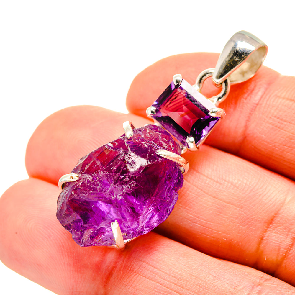 Amethyst Pendants handcrafted by Anasilvercos - PD752128