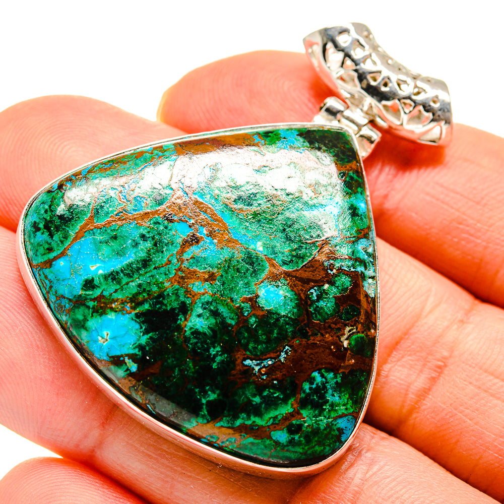 Chrysocolla Pendants handcrafted by Anasilvercos - PD752131