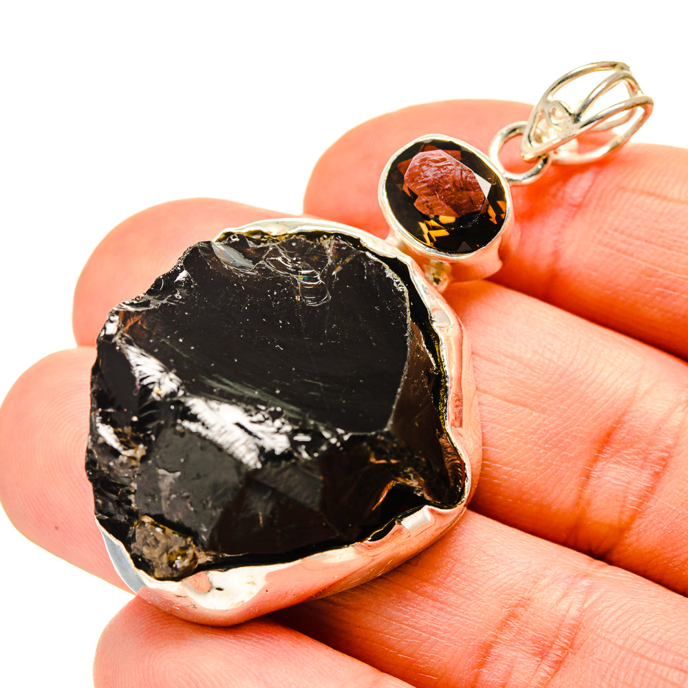 Smoky Quartz Pendants handcrafted by Anasilvercos - PD752134