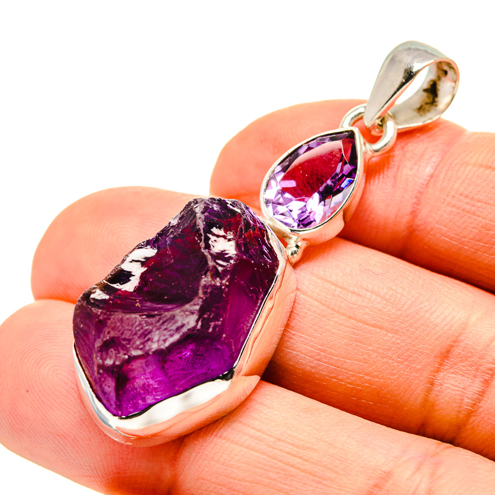 Amethyst Pendants handcrafted by Anasilvercos - PD752136