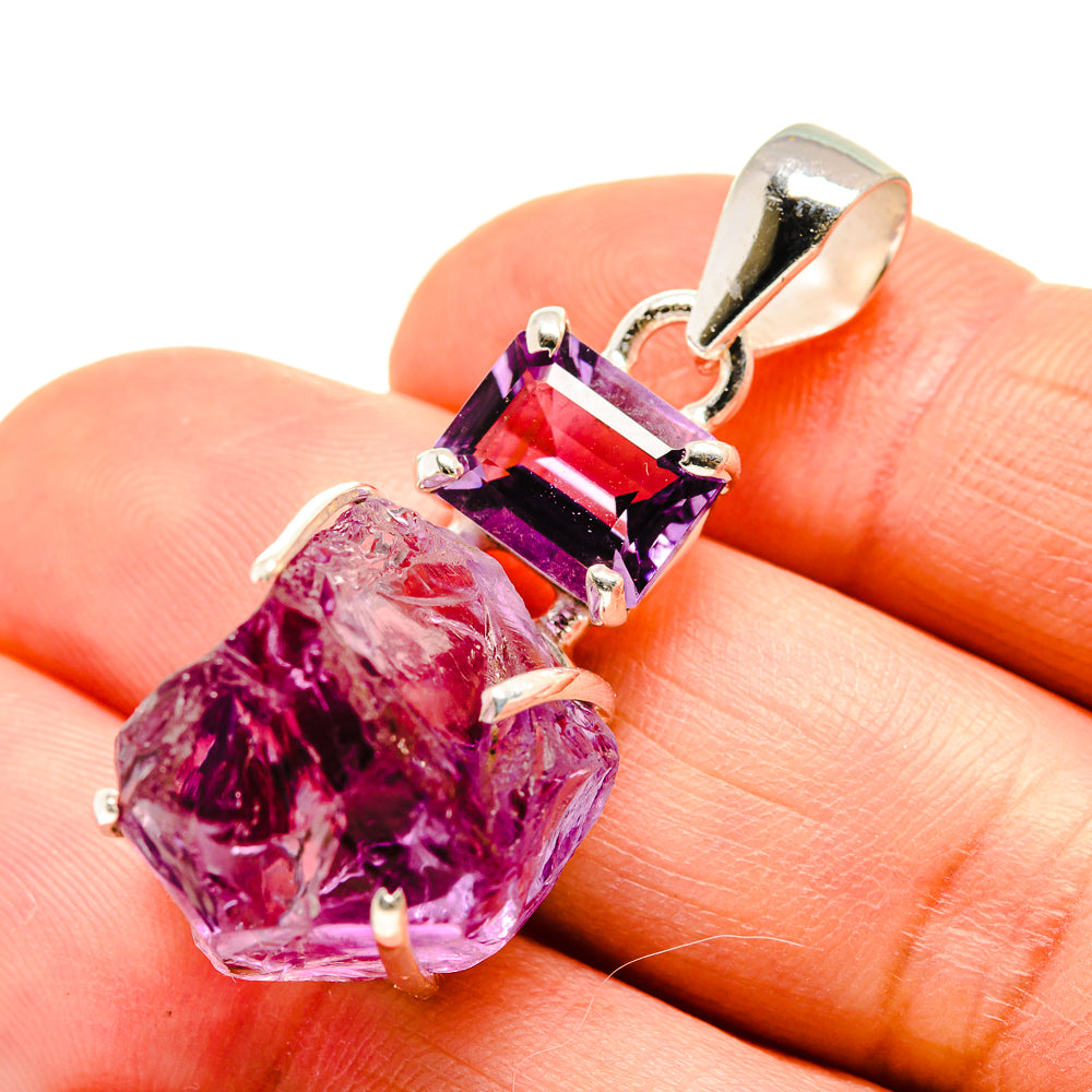 Amethyst Pendants handcrafted by Anasilvercos - PD752170