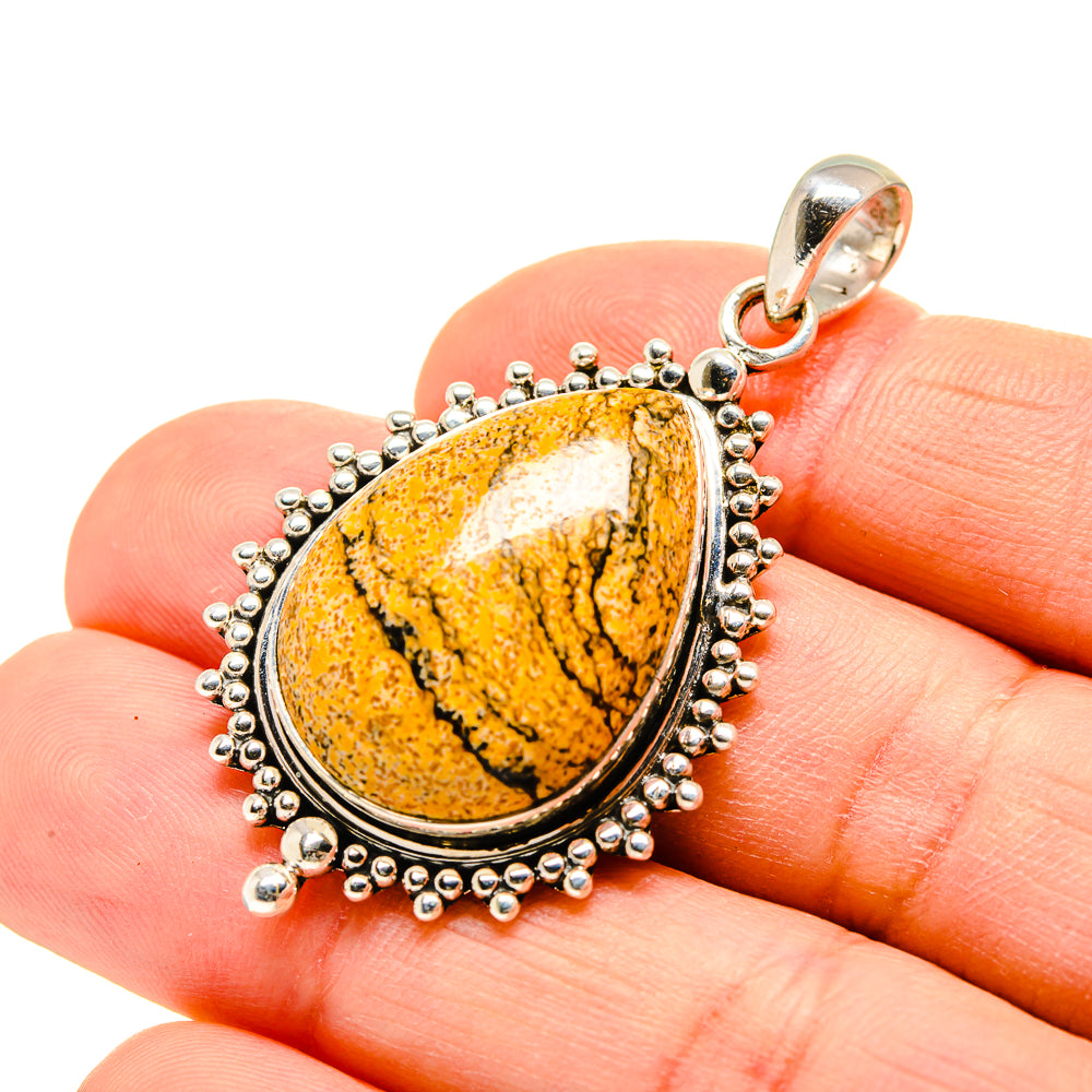 Picture Jasper Pendants handcrafted by Anasilvercos - PD752349