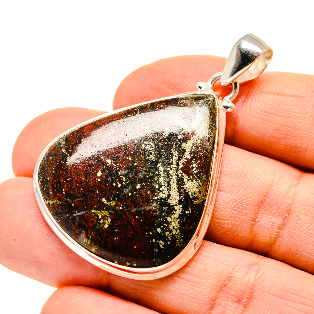 Red Jasper Pendants handcrafted by Anasilvercos - PD752366
