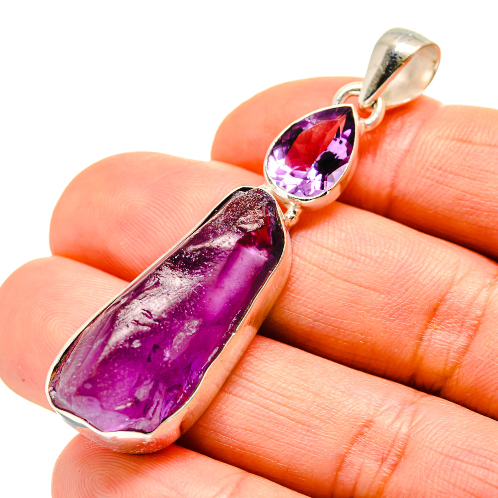 Amethyst Pendants handcrafted by Anasilvercos - PD752430
