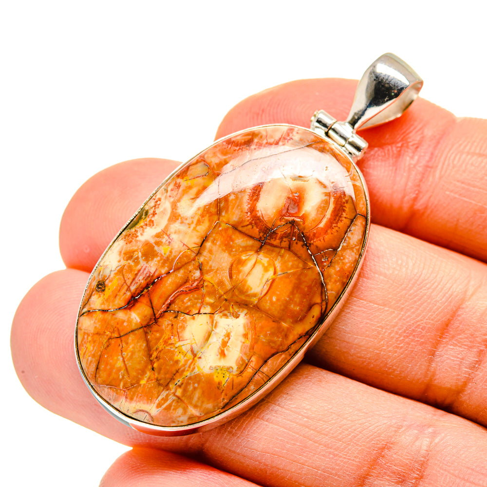 Poppy Jasper Pendants handcrafted by Anasilvercos - PD752530