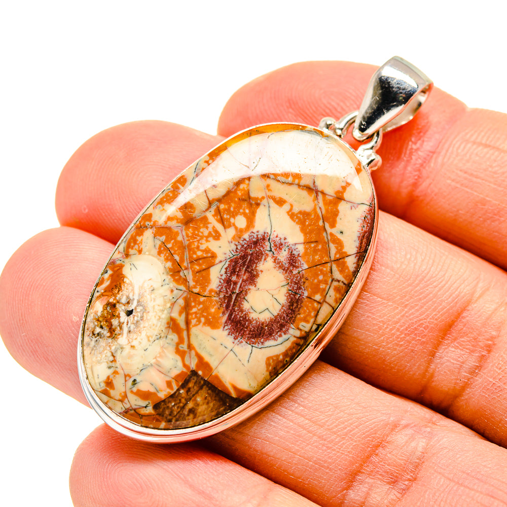 Poppy Jasper Pendants handcrafted by Anasilvercos - PD752531