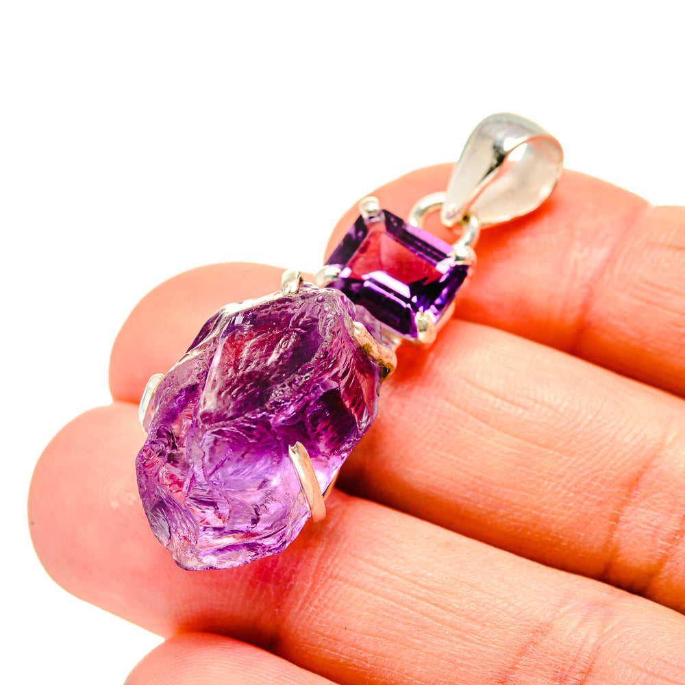 Amethyst Pendants handcrafted by Anasilvercos - PD752535