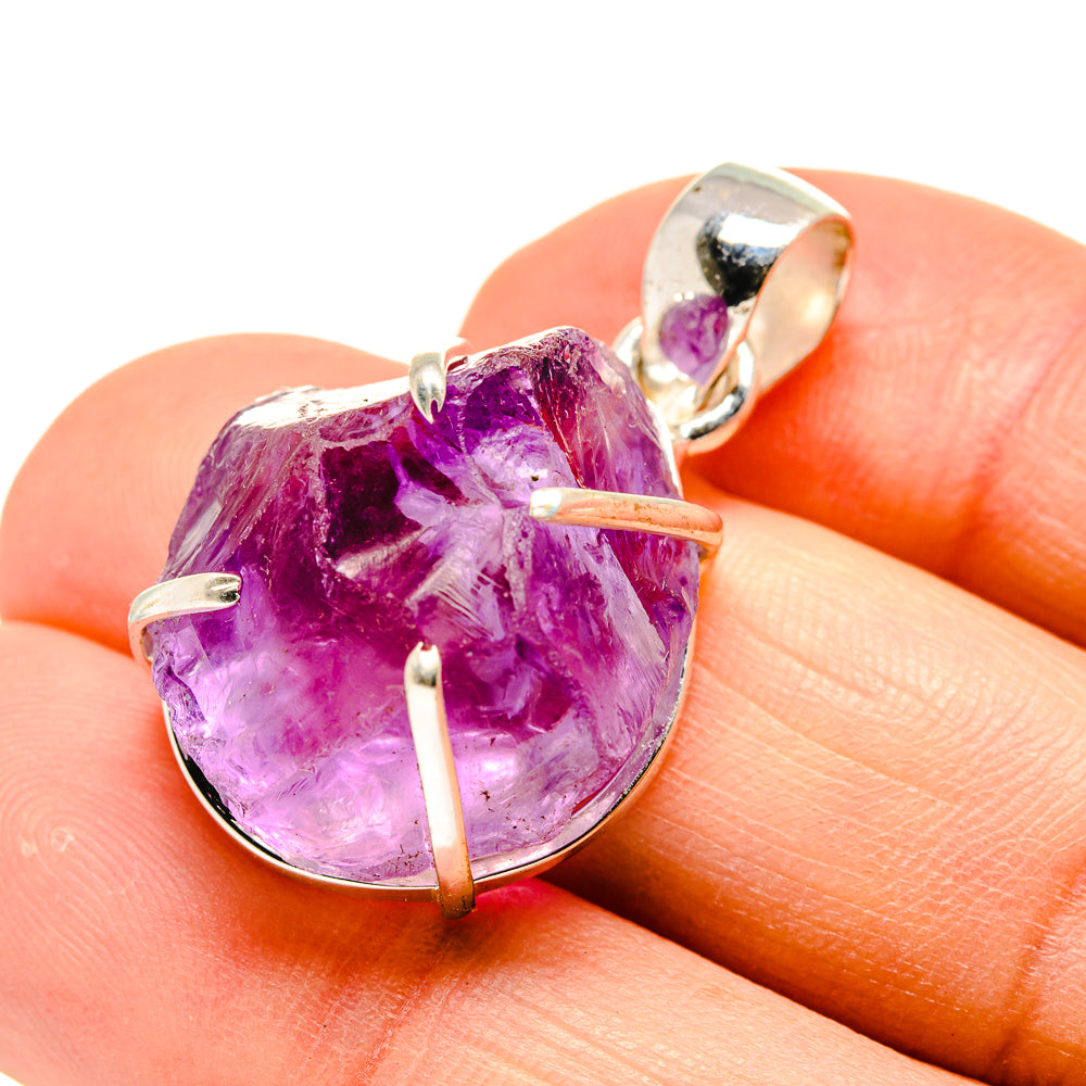 Amethyst Pendants handcrafted by Anasilvercos - PD752574