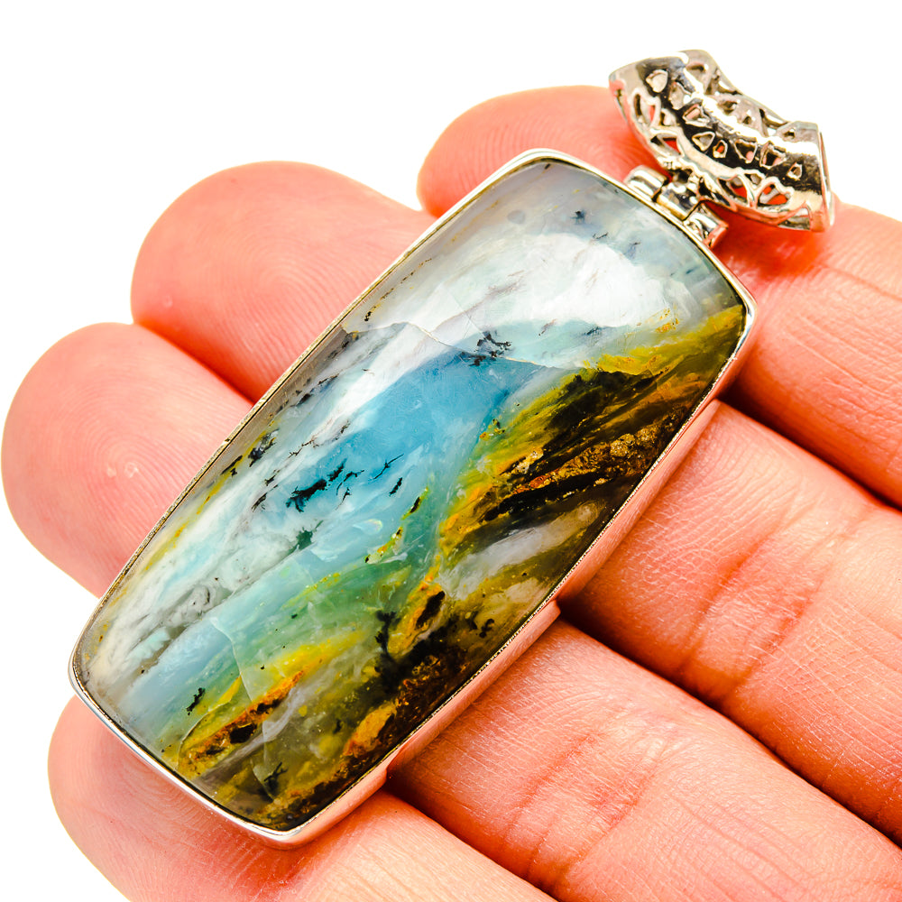 Peruvian Opal Pendants handcrafted by Anasilvercos - PD752604