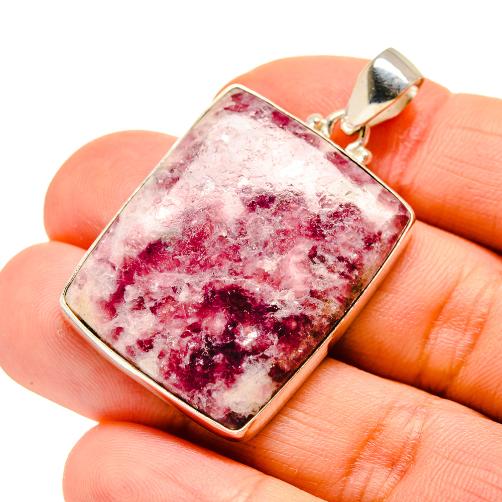 Lepidolite Pendants handcrafted by Anasilvercos - PD752661