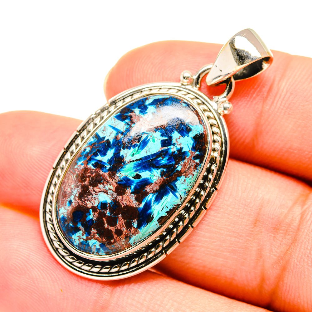 Shattuckite Pendants handcrafted by Anasilvercos - PD7527